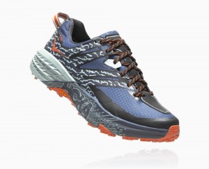Tenis Trail Hoka Speedgoat 3 Waterproof Mujer Azules | 8902143-VF