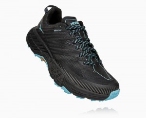 Tenis Trail Hoka Speedgoat 4 GORE Mujer Grises Oscuro Grises Oscuro | 2357094-SD