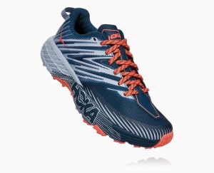 Tenis Trail Hoka Speedgoat 4 Mujer Azules | 4518093-JL